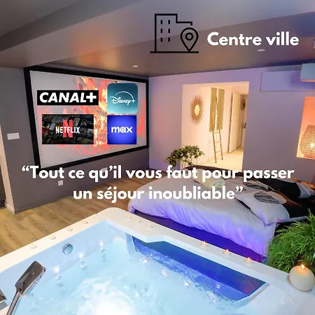 De Luxe Balneo Et Cinema Le Saona Appartement Bourg-en-Bresse